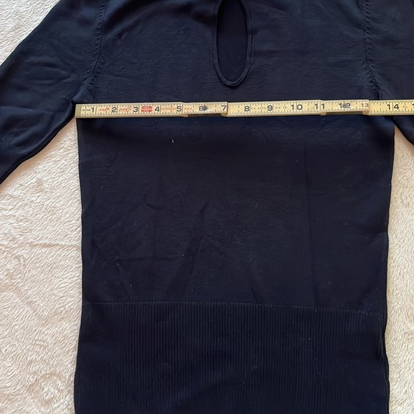 Cache silk blend, turtleneck with key hole - Picture 6 of 11